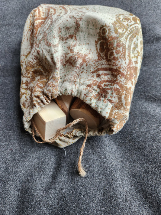 Storage Bag for Blocks, Fabric Carrying Bag