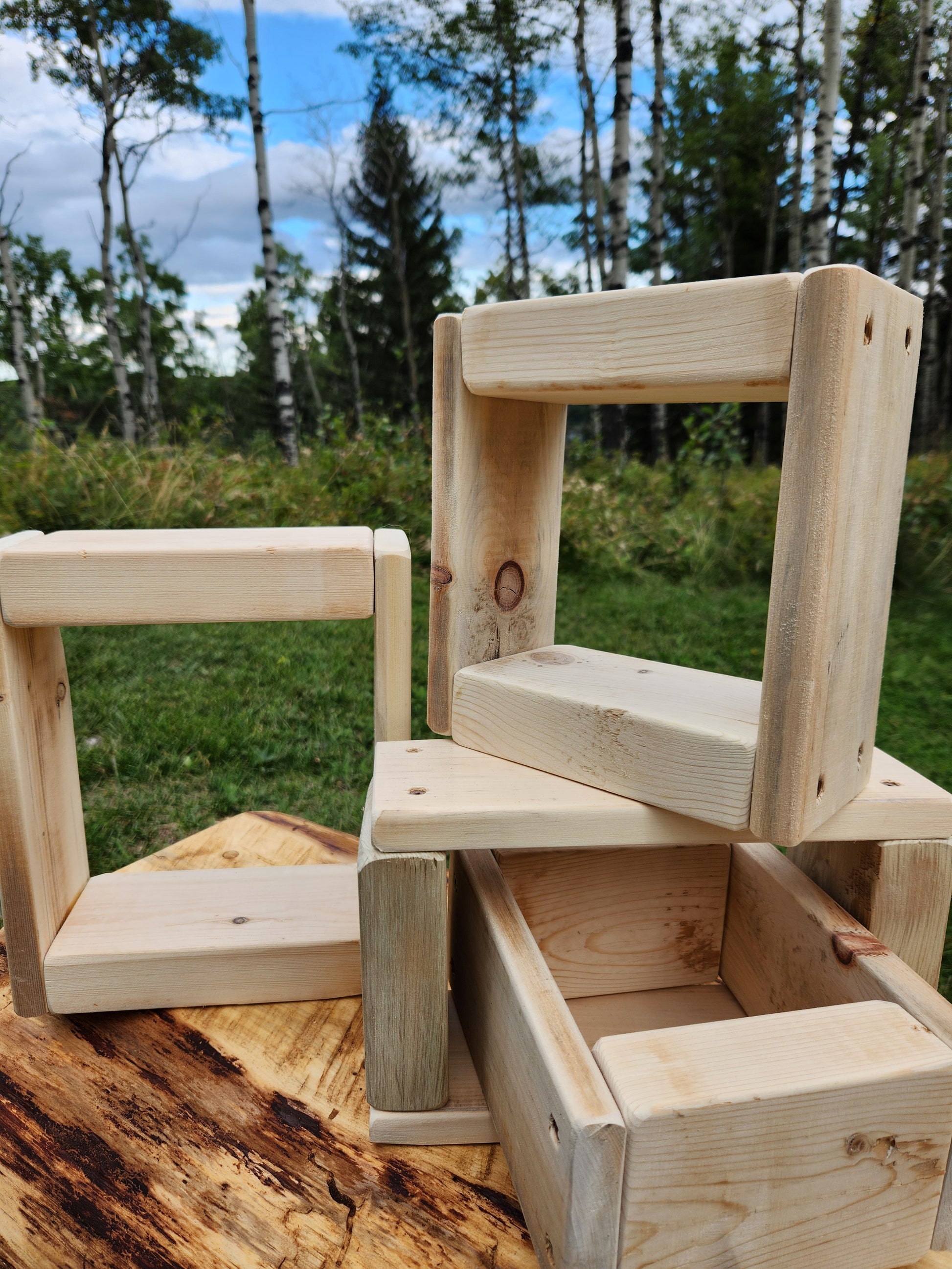 Wooden Blocks, Opened Ended, Stacking, Building Toys, Montessori, Play