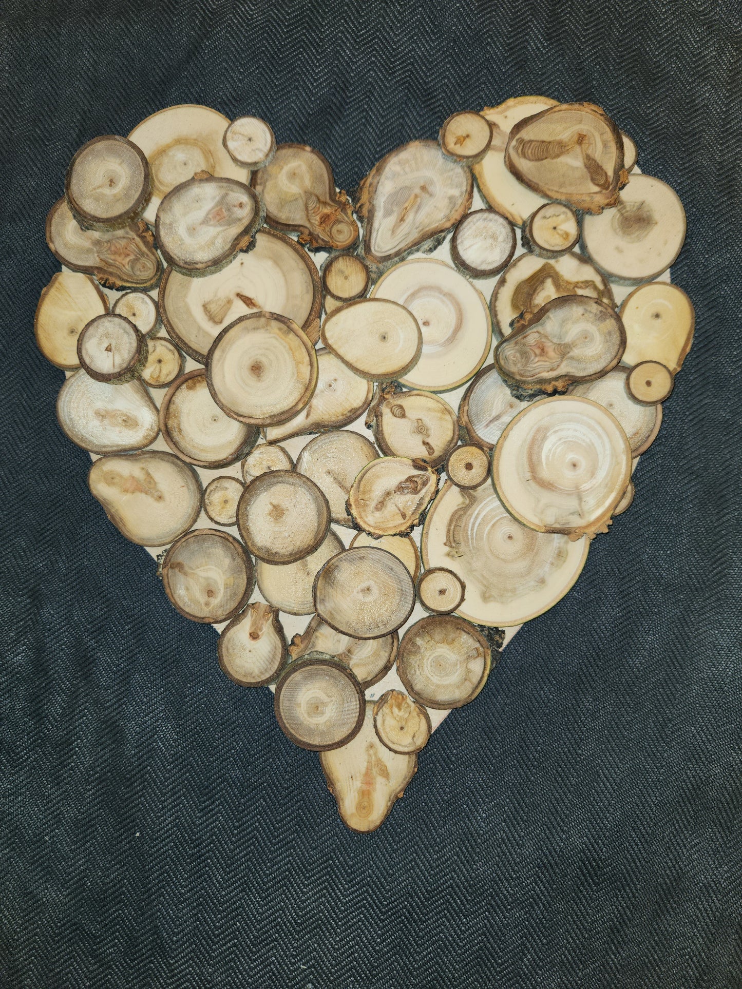 wall art, heart, wall hanging, wood cookie art, valentines day, gift idea